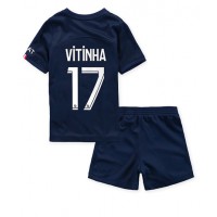 Dres Paris Saint-Germain Vitinha Ferreira #17 Domaci za djecu 2022-23 Kratak Rukav (+ kratke hlače)